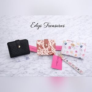 3 Betsy Johnson Wallet/Wristlet. Bundle Set NWT Retails $150